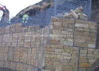 Hexagonal Mesh Gabion Box PVC Coated Gabion Garden Wall For Lake Shore Protection