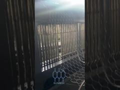 속도 가비온 박스 기계 세르보 모터 제어 시스템과 30 구멍 / 분 생산 속도