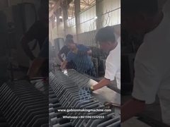 가비온 망 기계가 어떻게 작동하는지. 자동 가비온 상자 생산 라인.