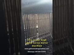 고속 5세르보 가비온 망 기계 자동 가비온 상자 생산 라인