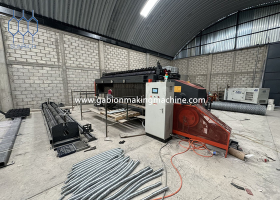 진료 또는 PVC 코팅 가비온 기계 와이어 직경 2.0-4.0mm 메시 길이 30-50mm