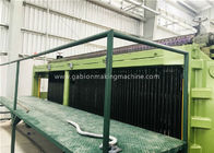 Zinc / PVC Wire Coating Machine , Wire Mesh Fence Machine With Automatic Oil System