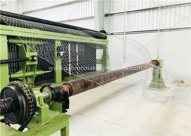 주문 고속 보일러 덮개를 가진 두 배 강선전도 돌망태 생산 라인 2300mm 순수한 폭 22.0kw 온라인 제조