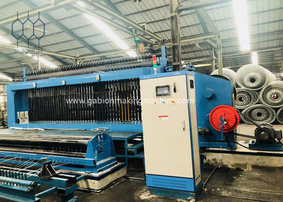 30KW 중부용 가비온 박스 기계 4.0mm 철강 철선을 짜기 위해