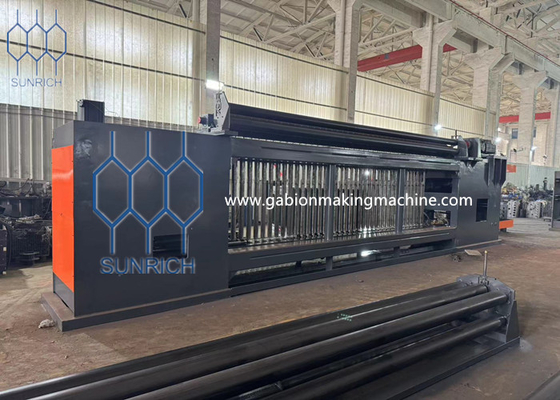 30kW 모터 파워 진열 된 가비온 망 기계